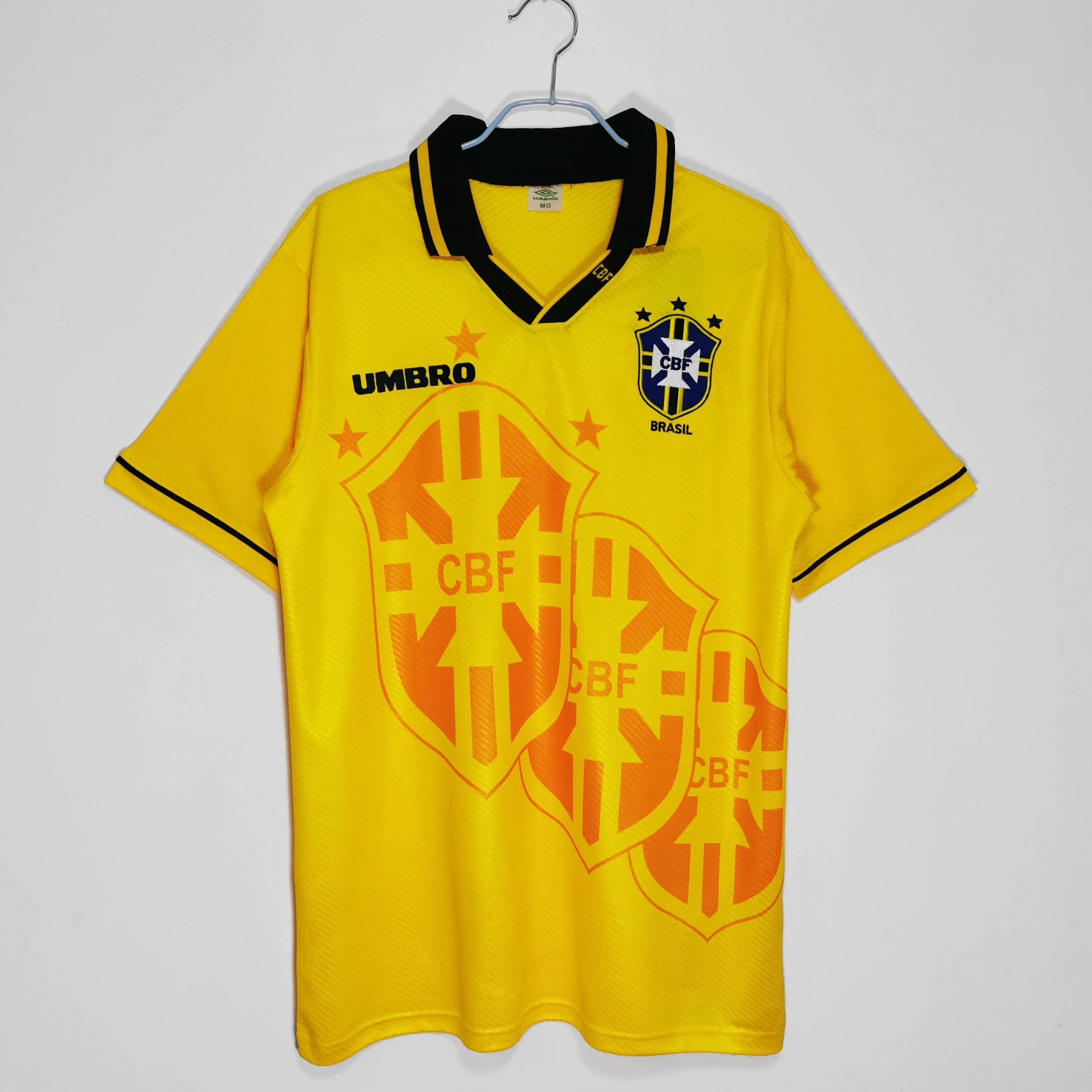 1993-1994 Brazil Retro Jersey - Image 5