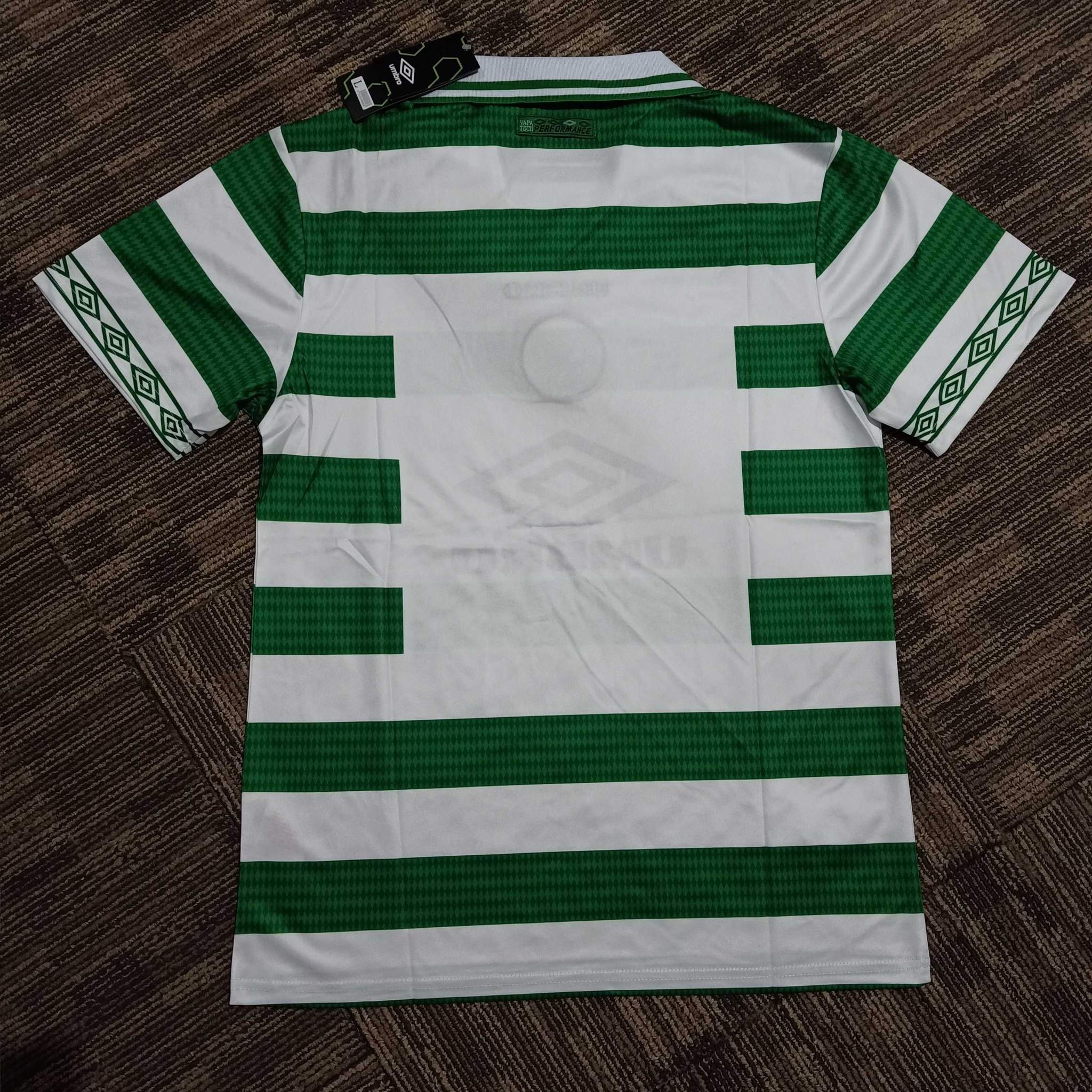1997-1999 Glasgow Celtic home retro kit - Image 7
