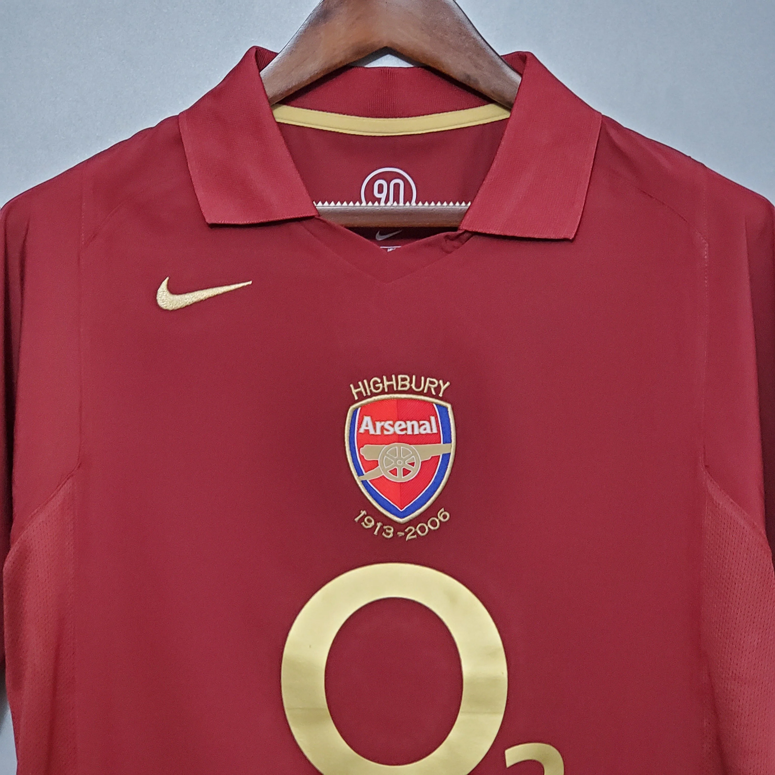 2005-2006 arsenal Home retro kit - Image 5