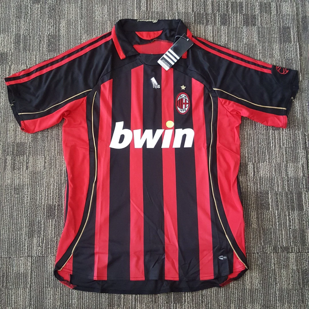 2006-2007 AC Milan Home retro kit - Image 2
