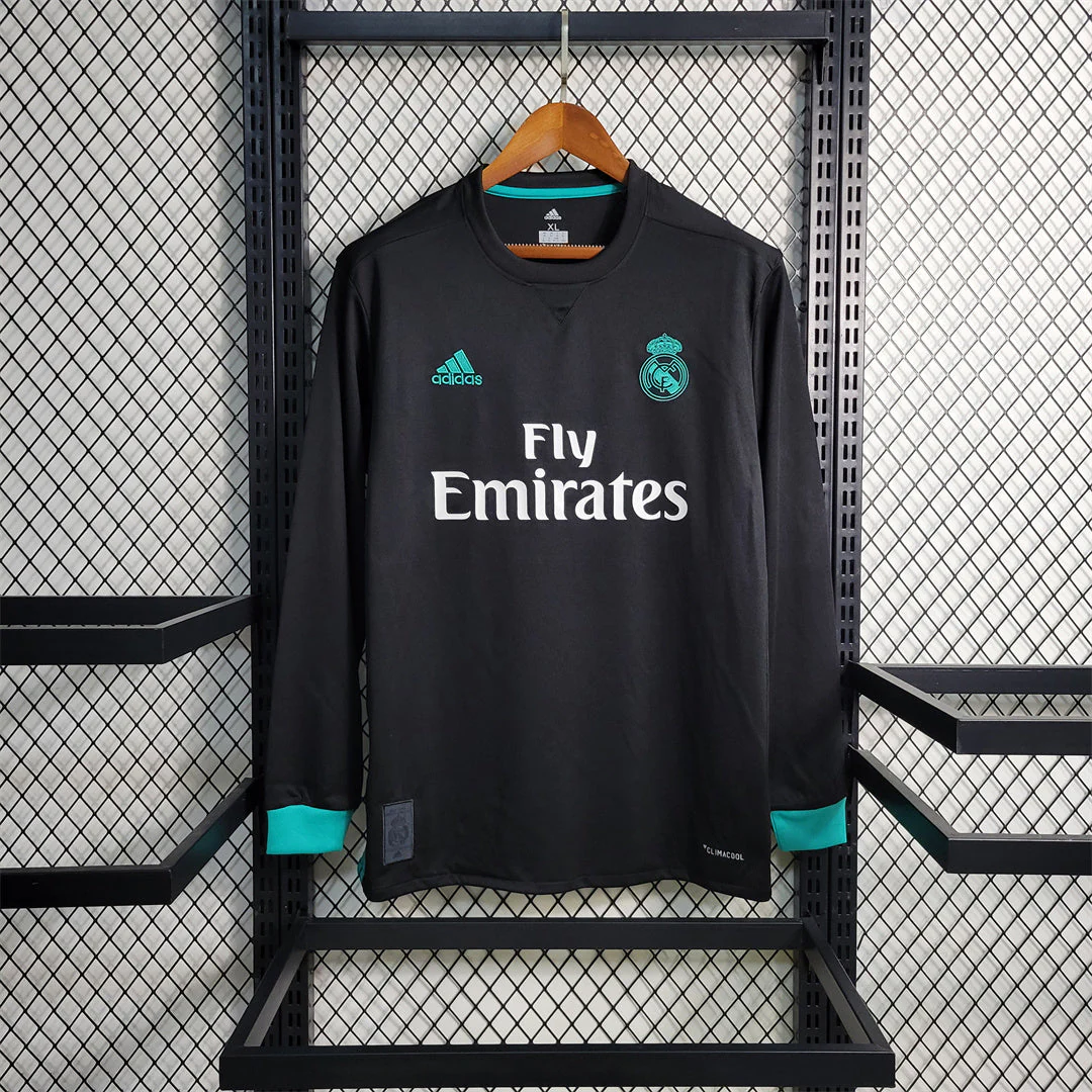 2017/2018 Real Madrid away long sleeve retro jersey - Image 2