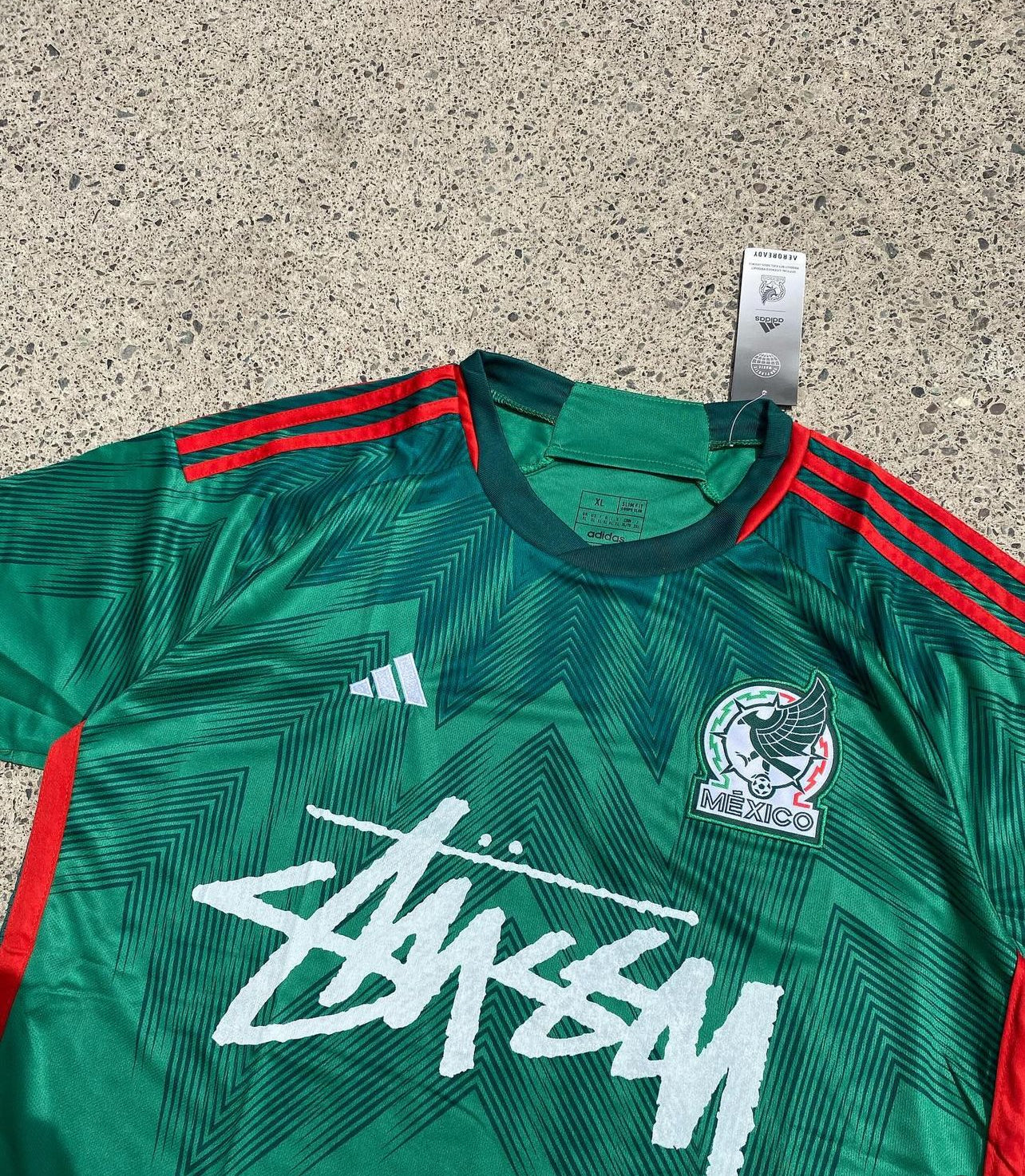 23/24 Mexico X Stussy Special Edition football jersey - Image 2