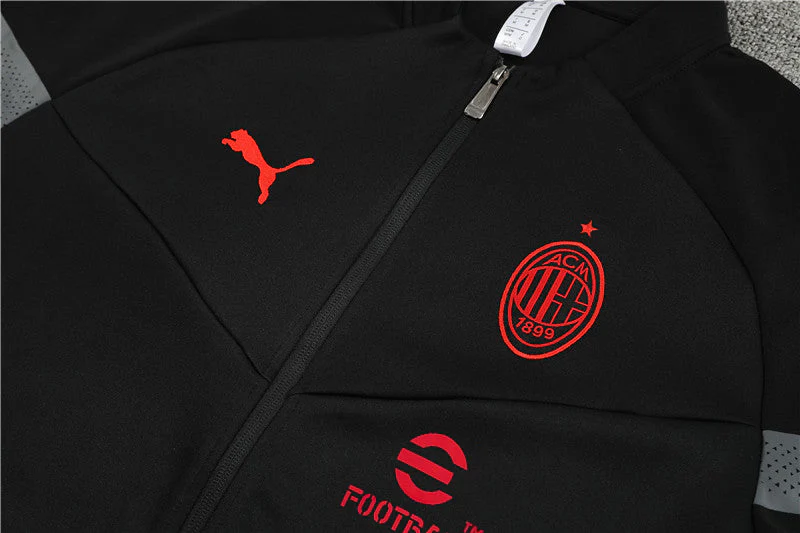 AC Milan 22-23 Black Tracksuit - Image 5