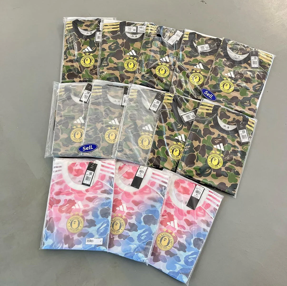 Adidas x BAPE Camo Jersey - Image 7