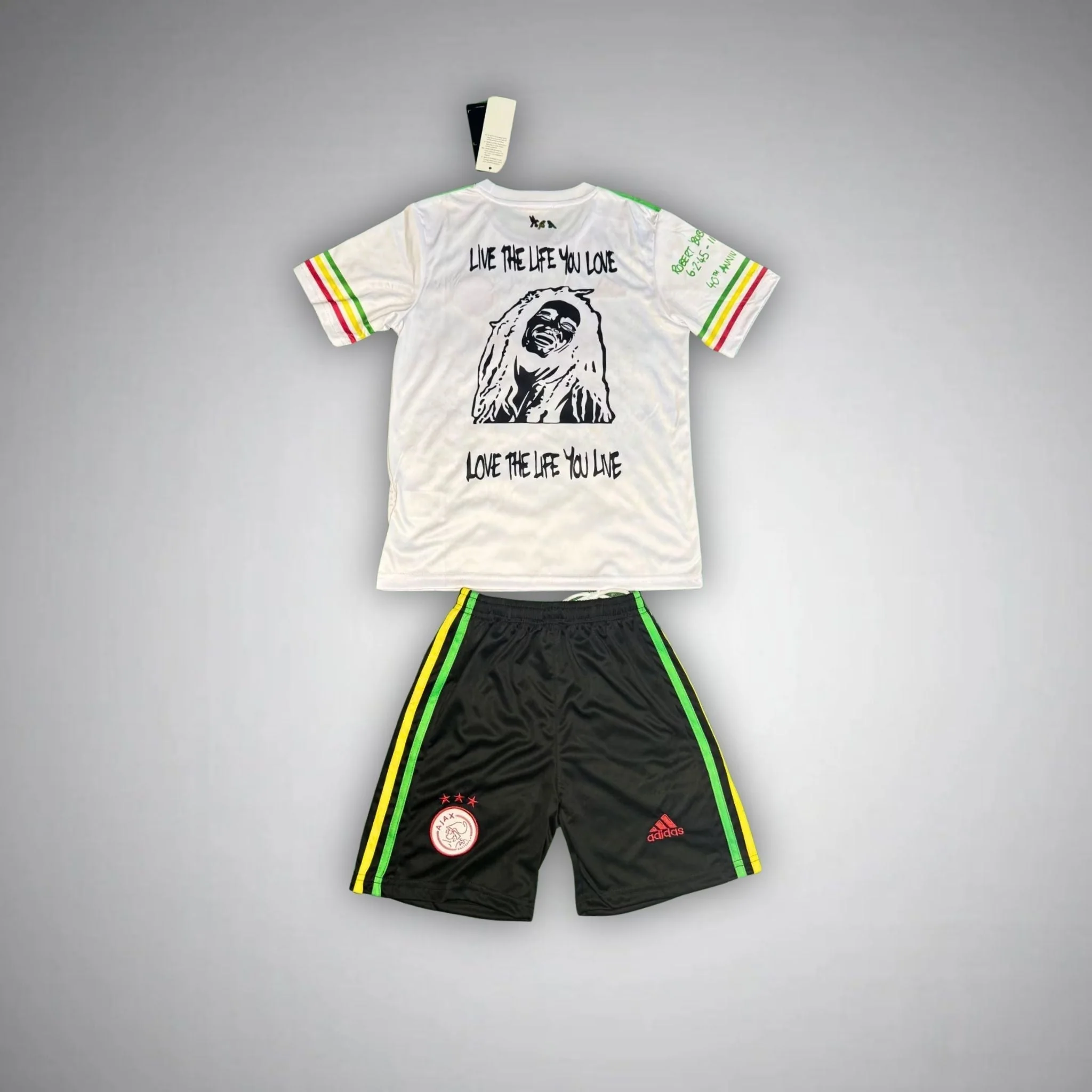 AjaxBob Marley White kids jersey - Image 2