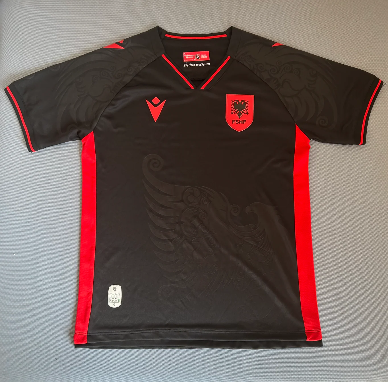 Albania 2025/2026 Away Shirt (Black) - Image 2