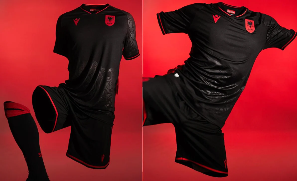 Albania 2025/2026 Away Shirt (Black) - Image 6