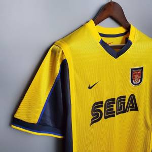 Arsenal Away Shirt Retro Vintage 1999/2000 - Image 4