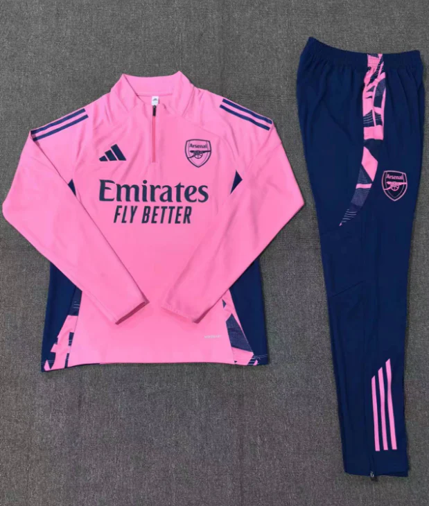 Arsenal Pink Tracksuit - Image 2