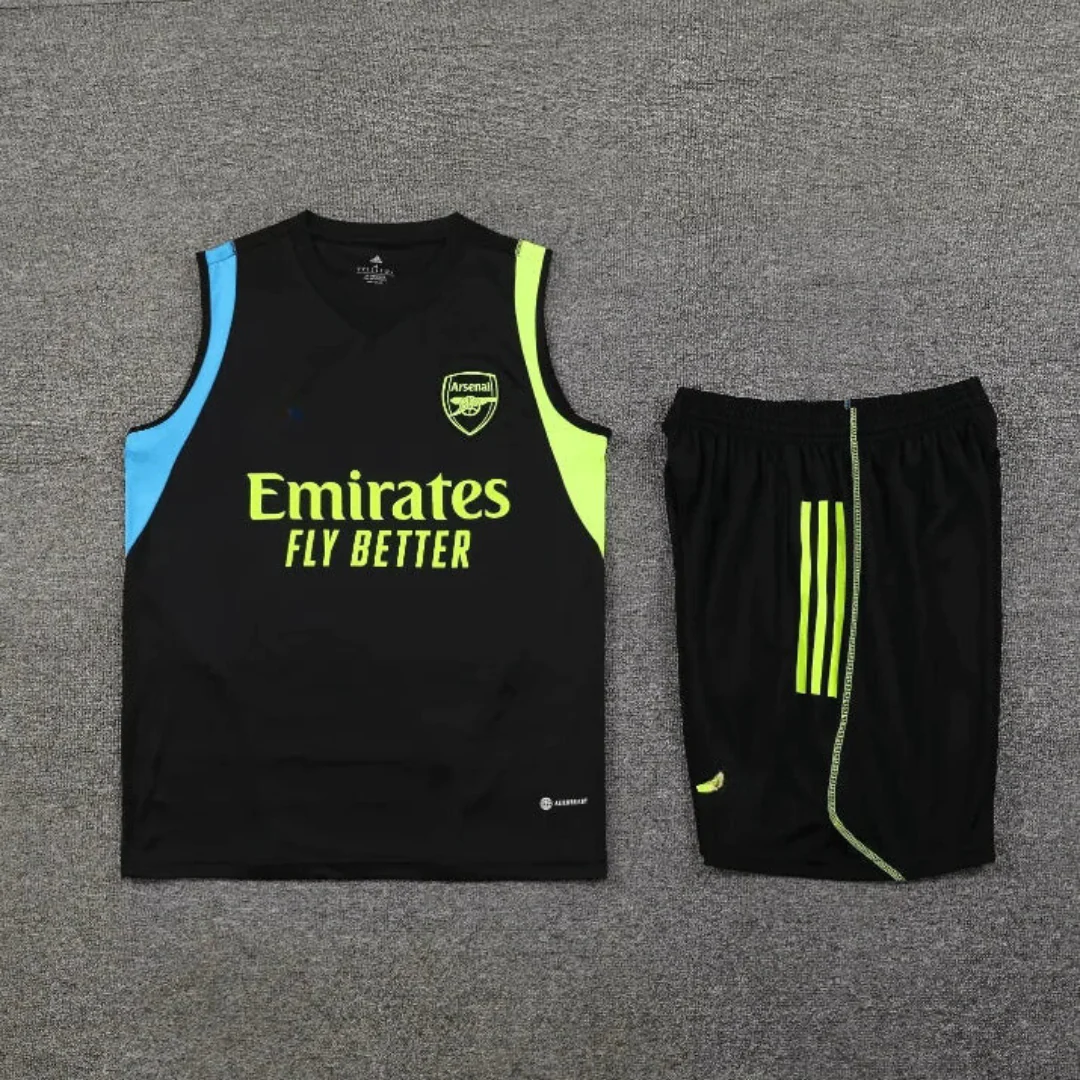 Arsenal pre-match training Sleeveless black summer set 2023/2024 - Image 3