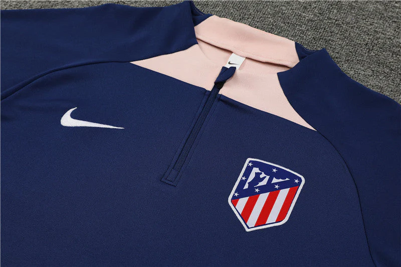 Atletico Madrid 23-24 Royal Blue Tracksuit (half-zip) - Image 6