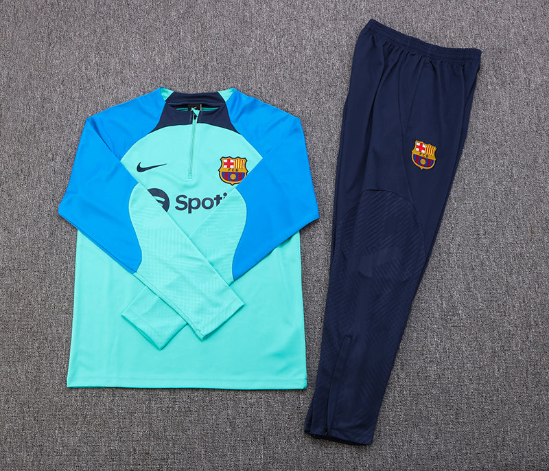 Barcelona 22-23 Blue Tracksuit - Image 3