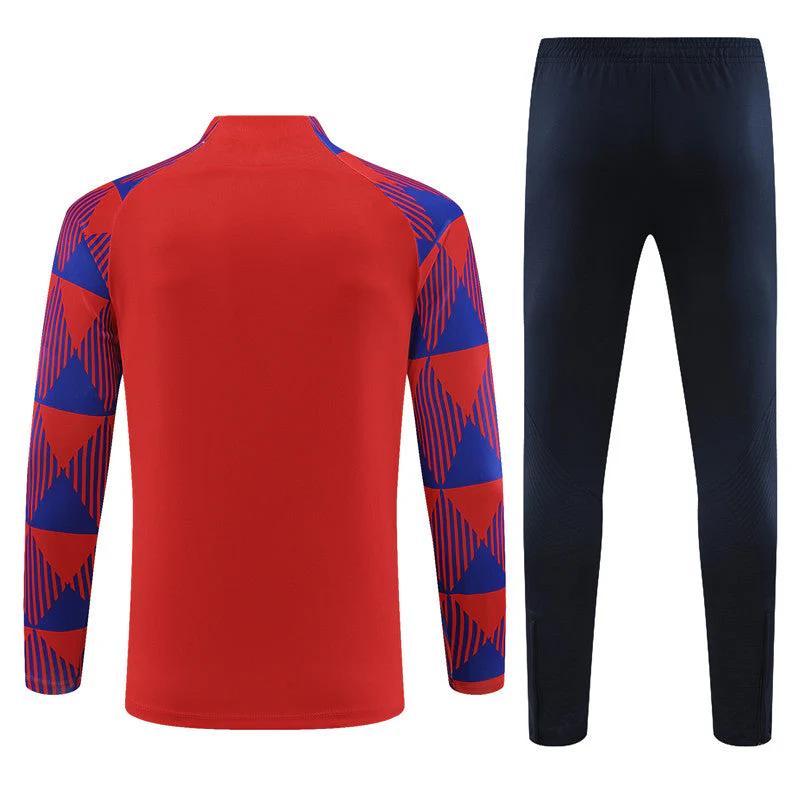 Barcelona 23-24 Red Tracksuit - Image 2