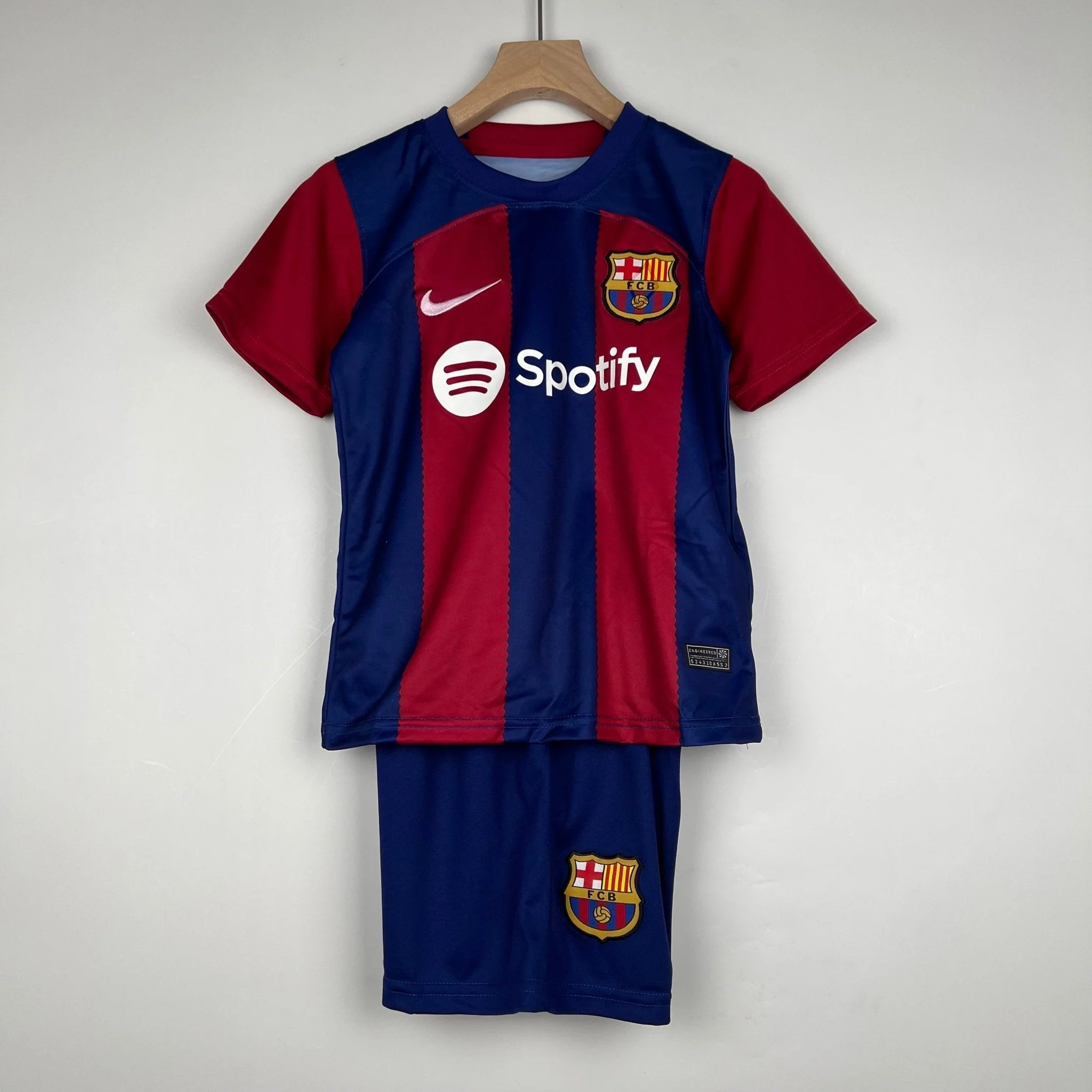 Barcelona home kit kids 2023/24 - Image 2