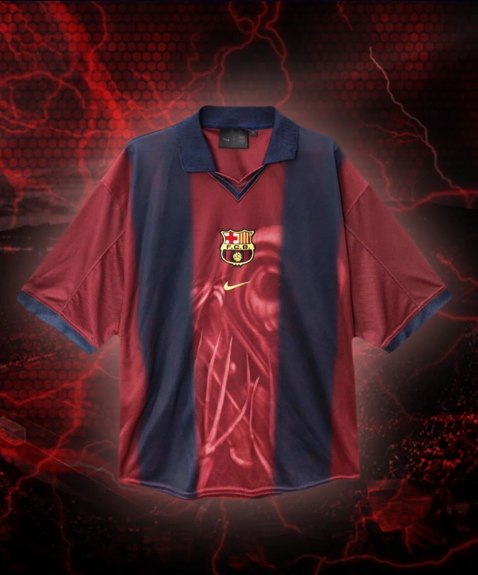 Barcelona x Travis Scott Skeleton Jersey - Image 5