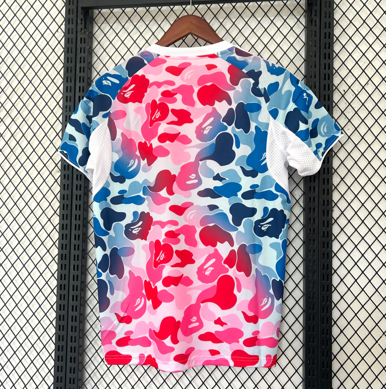Bathing Ape (BAPE) 2026 Blue Pink Camo Jersey - Image 4