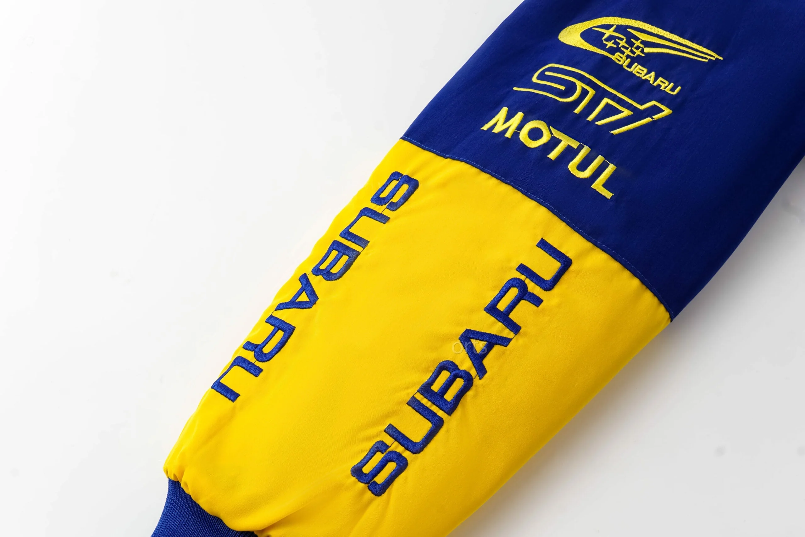 Subaru World Rally Team Jacket – Blue & Yellow Motorsport Racing Zip-Up - Image 7