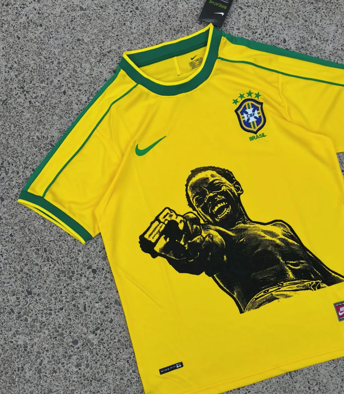 Brazil 1998 Retro X City of God Concept Jersey - Image 2