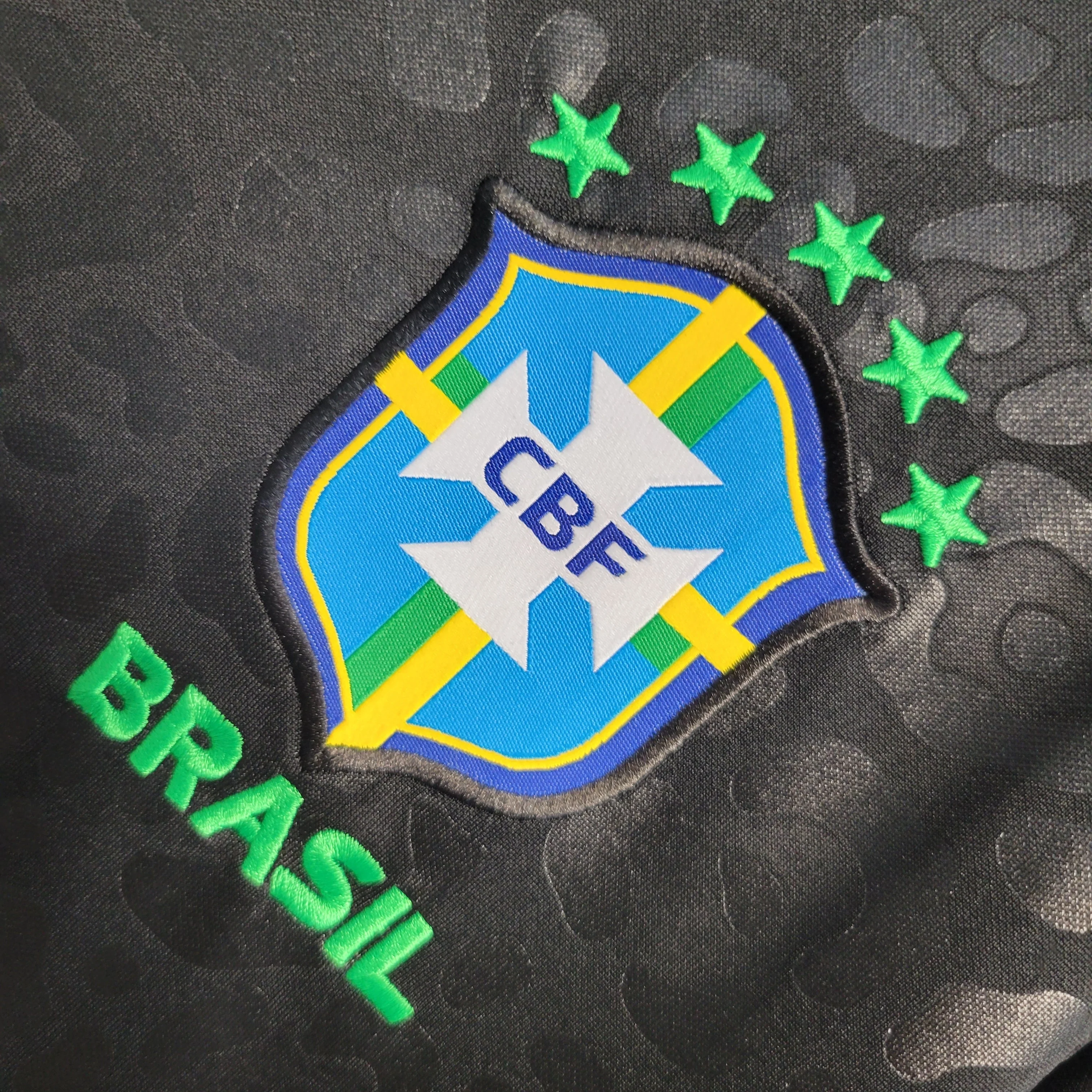 Brazil Black kit Leopard print 2024 - Image 4
