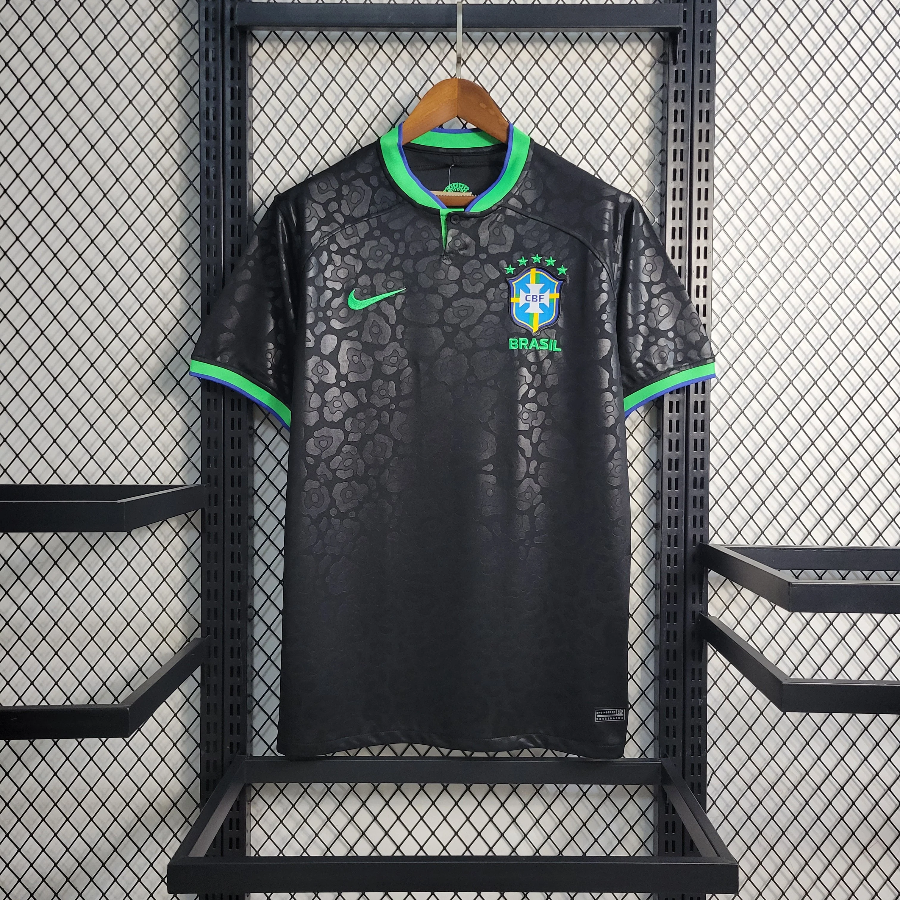 Brazil Black kit Leopard print 2024 - Image 5