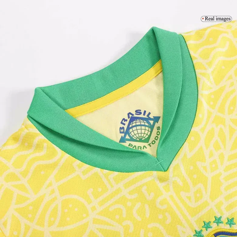 Brazil Home Jersey 24/25 – Kids - Image 3