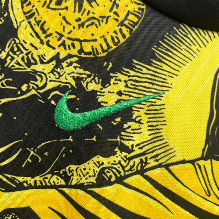 Brazil Jesus Christ the Redeemer Kids Jersey – Yellow Edition - Image 3