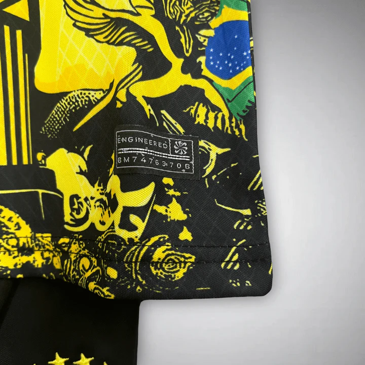 Brazil Jesus Christ the Redeemer Kids Jersey – Yellow Edition - Image 7
