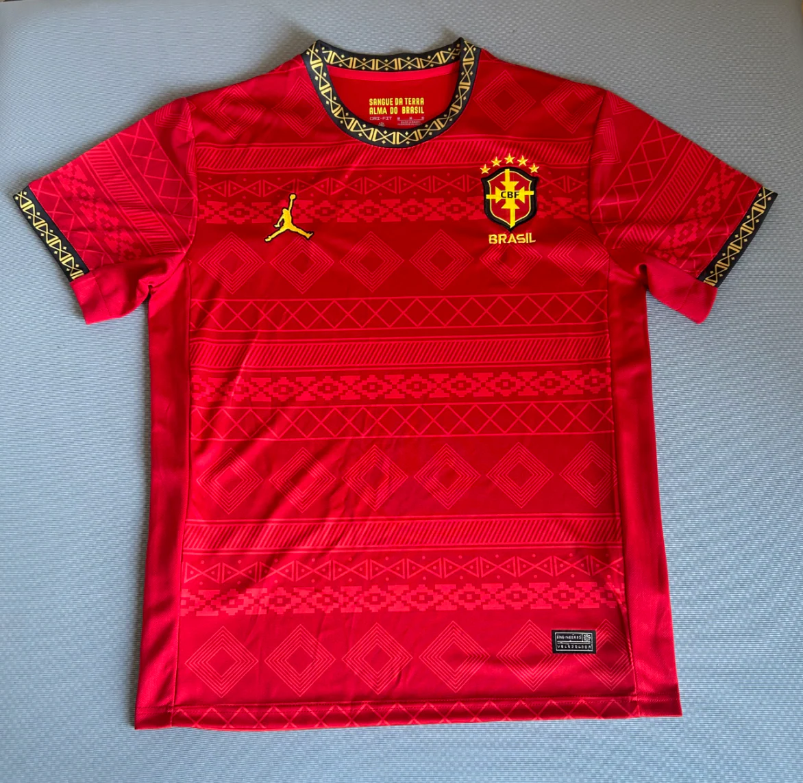 Brazil Jordan 2026 Red Jersey