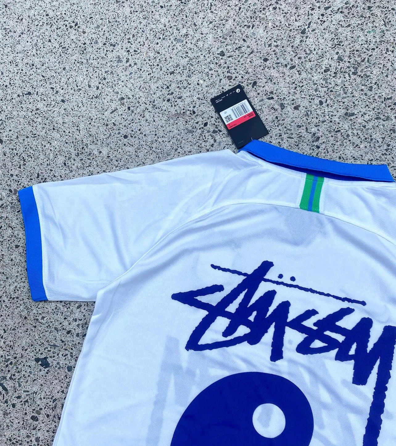 Brazil white and Blue 2019 Stussy Special Edition - Image 4