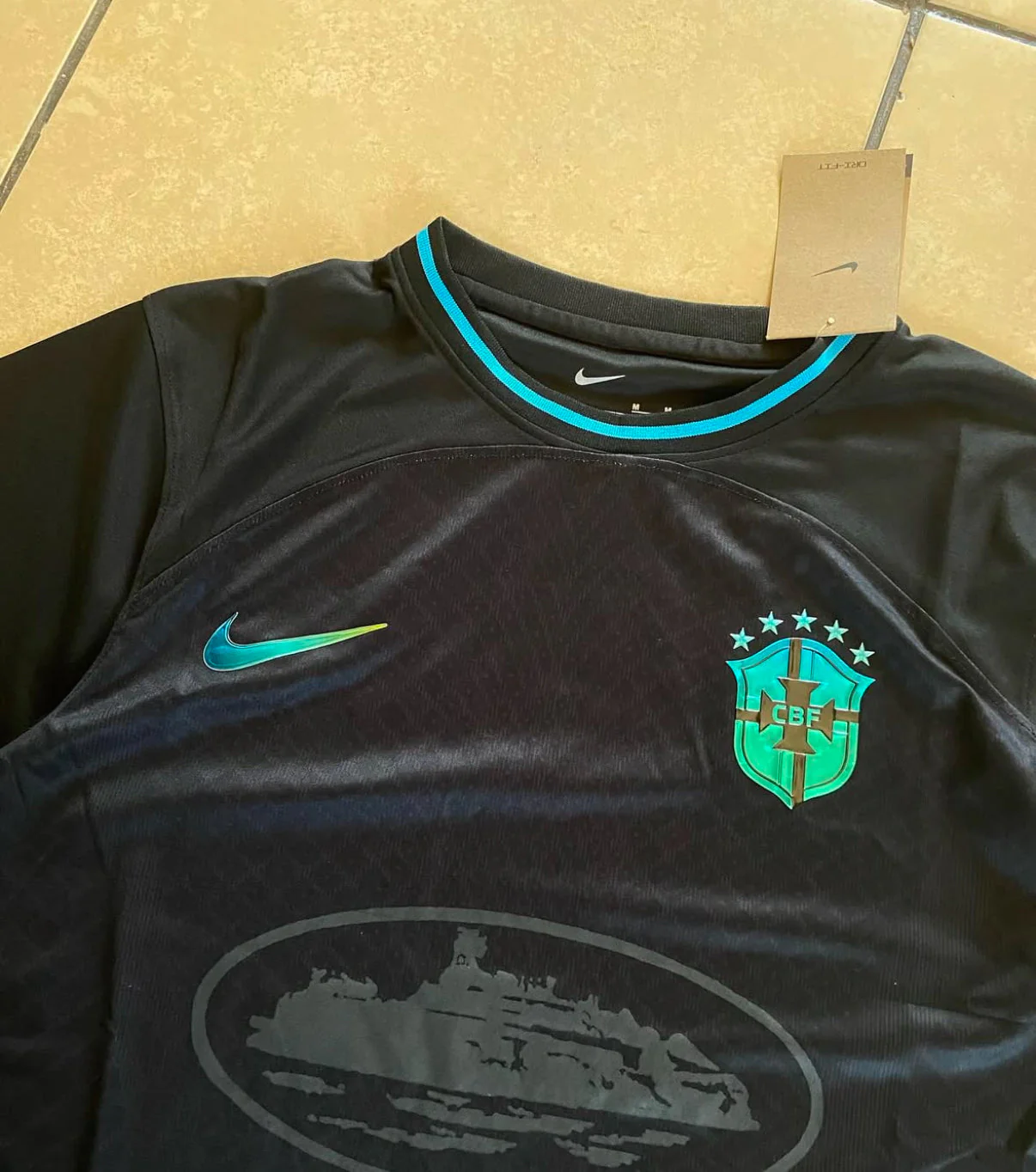 Brazil x Corteiz Limited Black Edition jersey - Image 3
