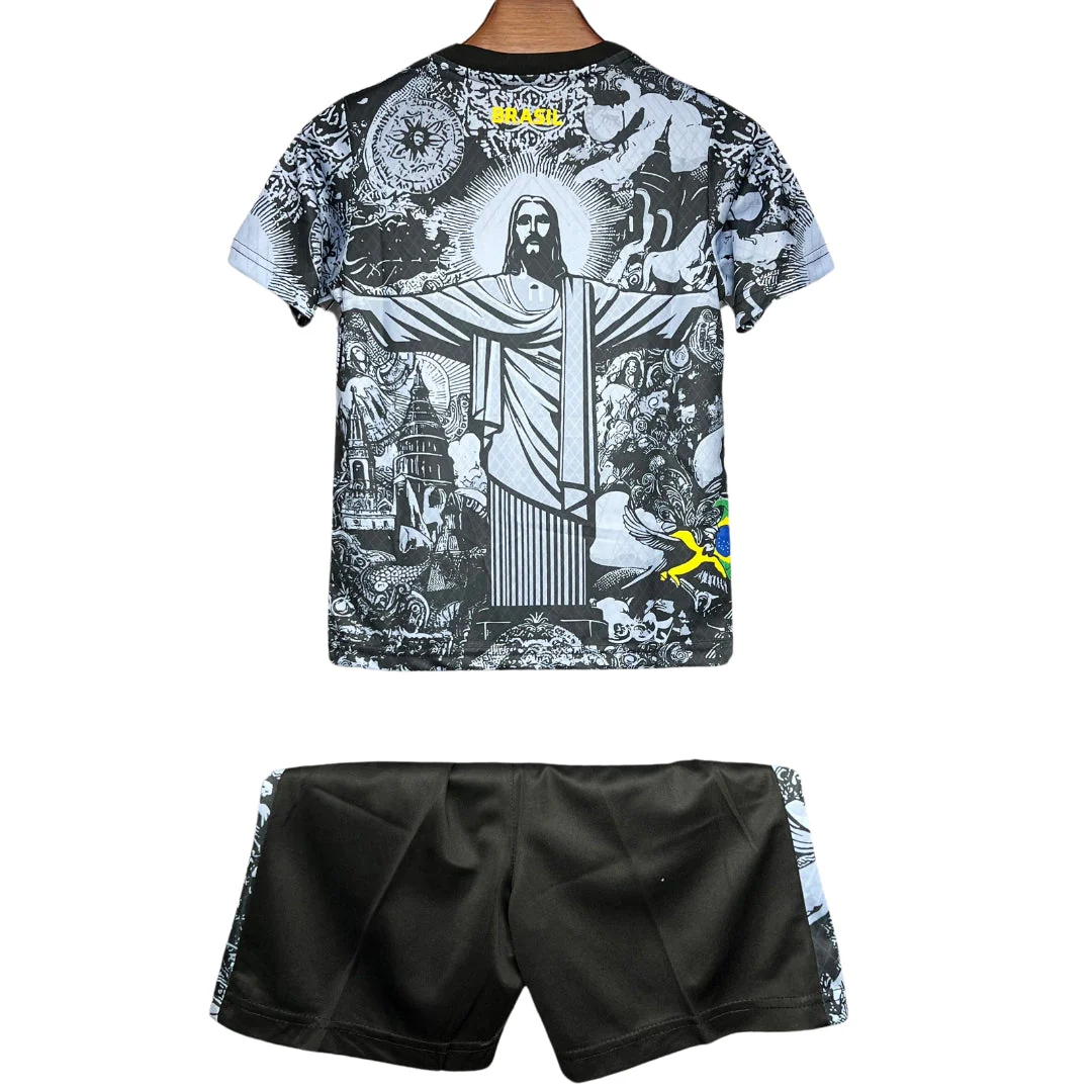 Brazil X Jesus Christ the redeemer 24-25 Kids set Special Edition - Image 2