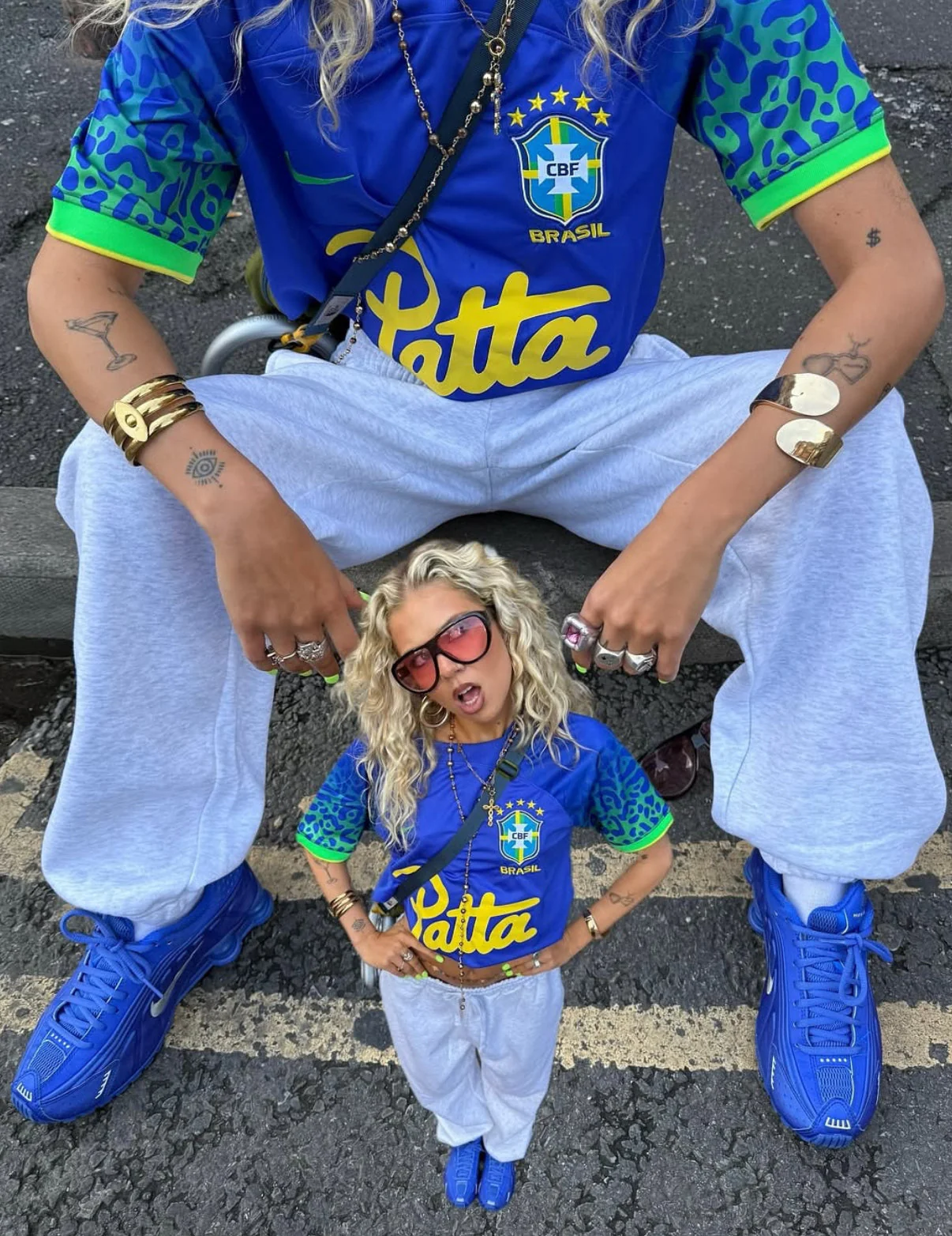 Brazil x Patta Special Edition Blue jersey - Image 3