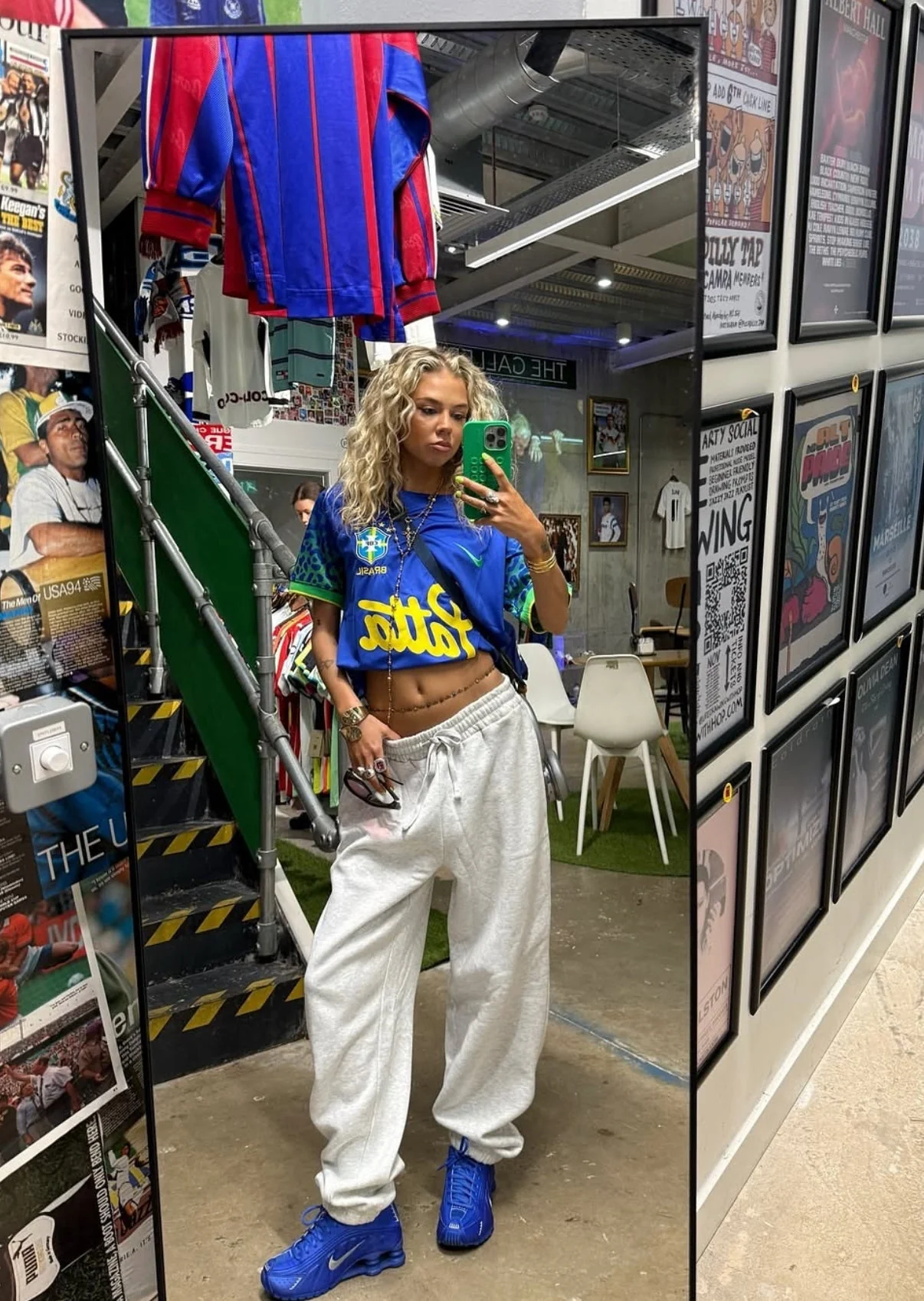 Brazil x Patta Special Edition Blue jersey - Image 5