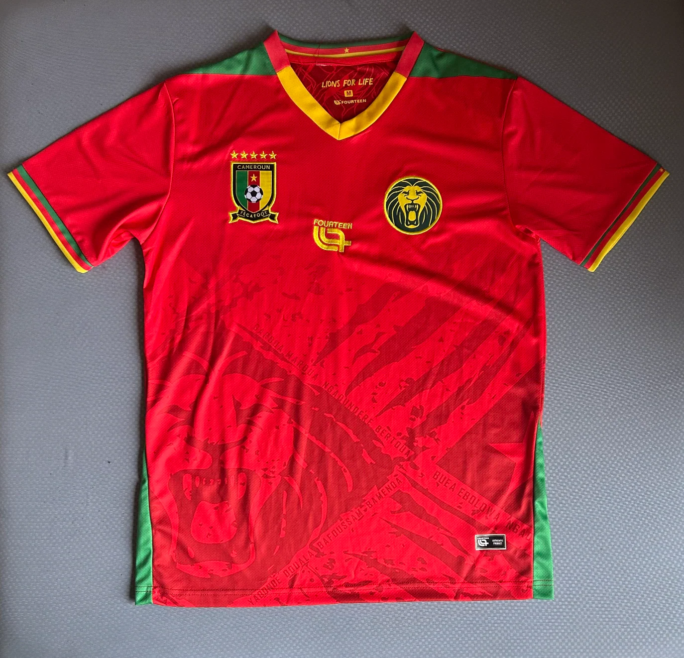 Cameroon 2025/2026 third red jersey - Image 2