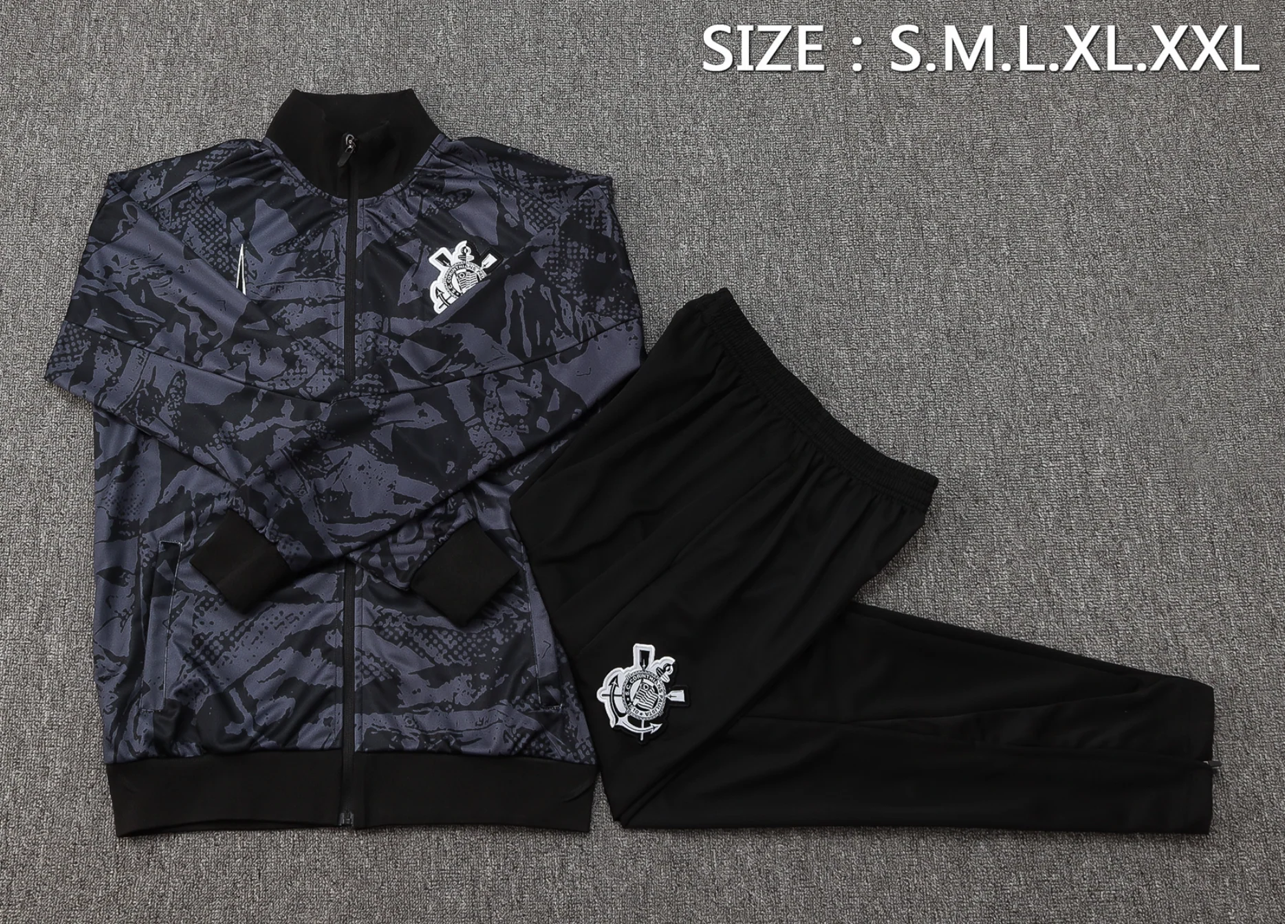 Corinthians 2026 Black Tracksuit - Image 2
