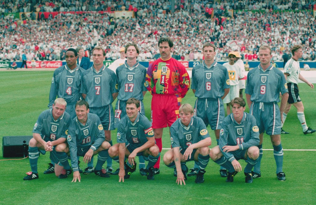 England 1996 Retro Away Jersey - Image 4