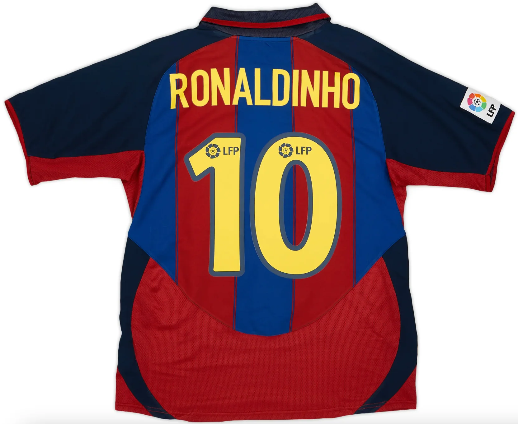 FC Barcelona 2003-2004 Retro Jersey - Image 2