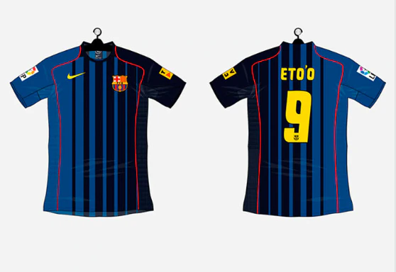 Fc Barcelona away retro 2004/05 - Image 6