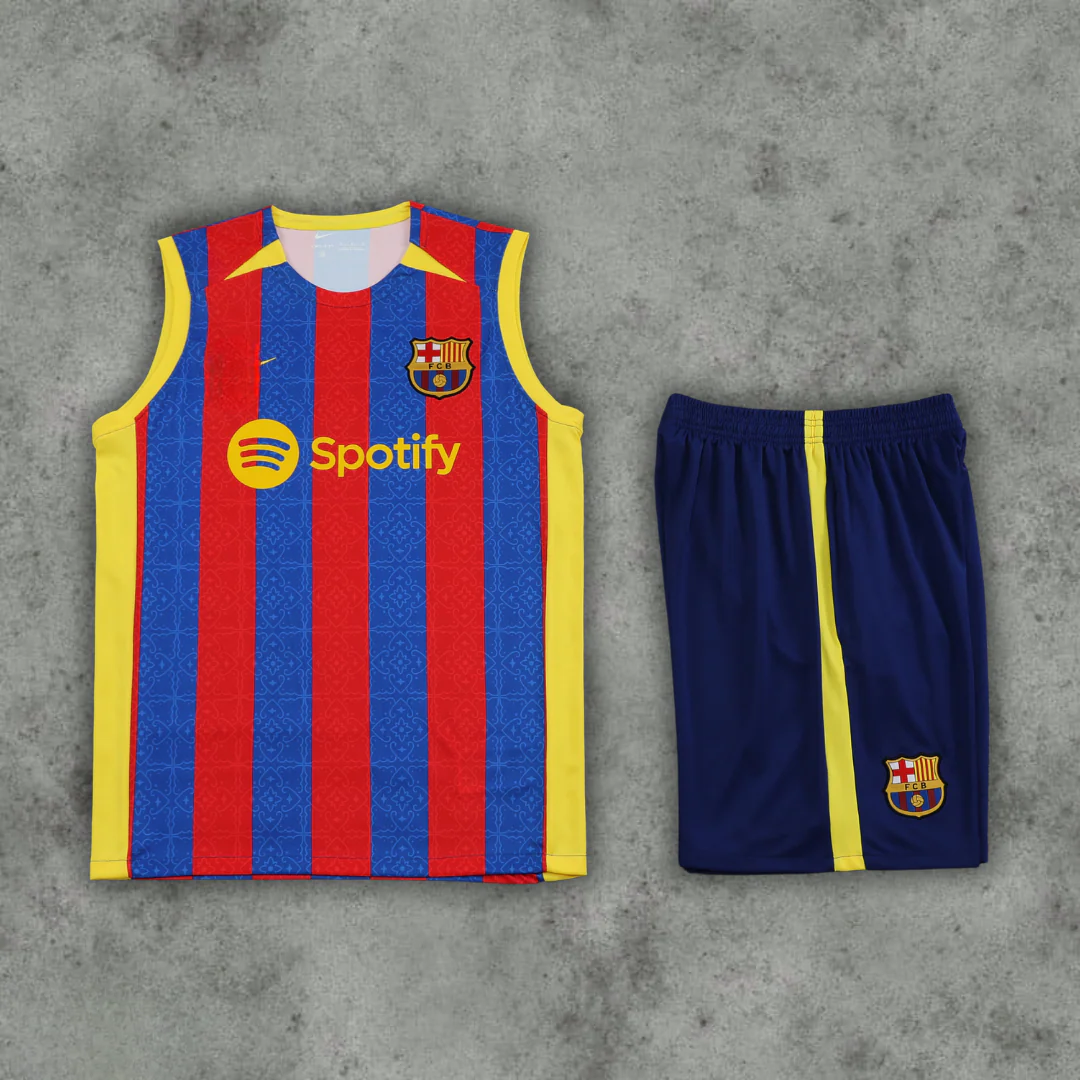 FC BARCELONA BLAUGRANA sleeveless Summer set 2024/2025 - Image 2