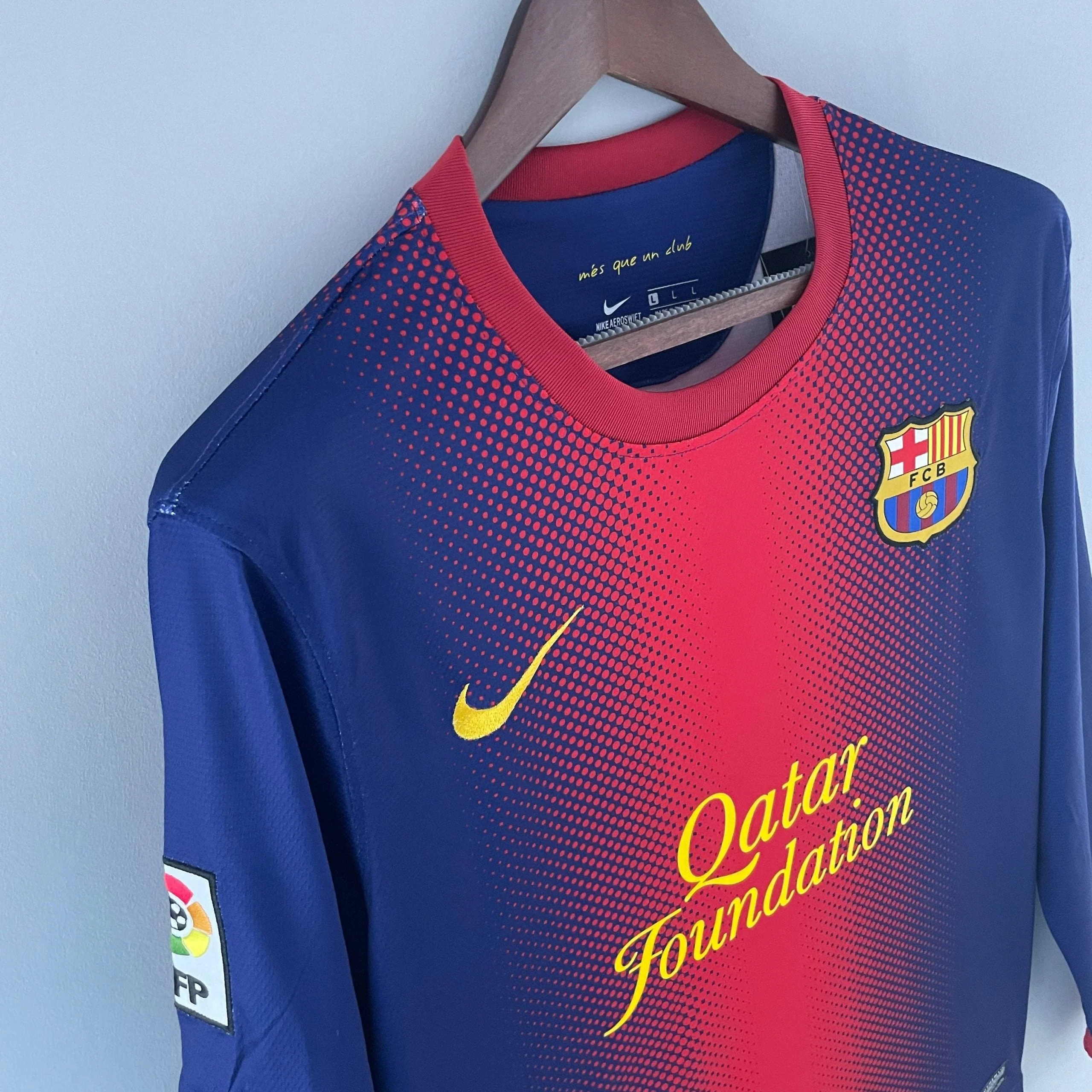 FC Barcelona Home Retro Jersey Long Sleeve 2012/2013 - Image 3