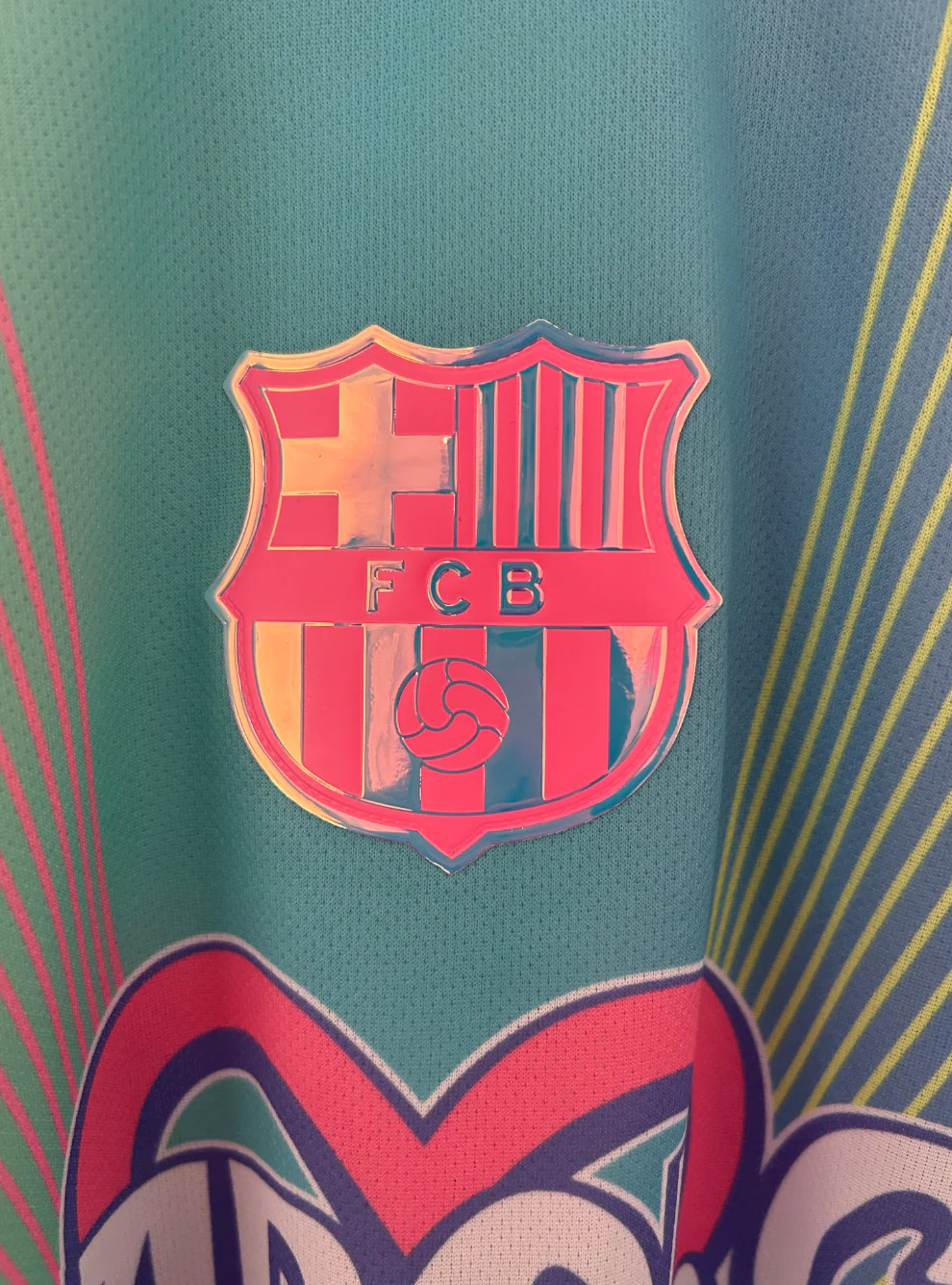 FC Barcelona Karol G Jersey Light Blue Special Edition - Image 5