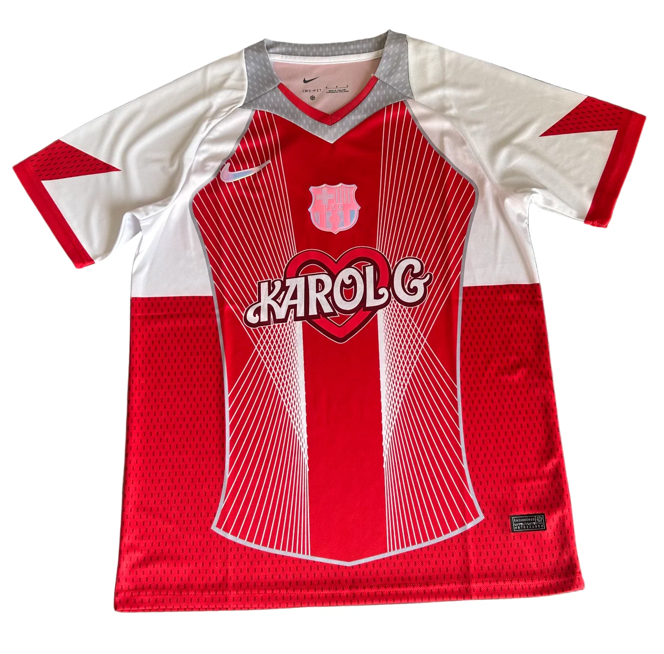 FC Barcelona Karol G Jersey Red Special Edition
