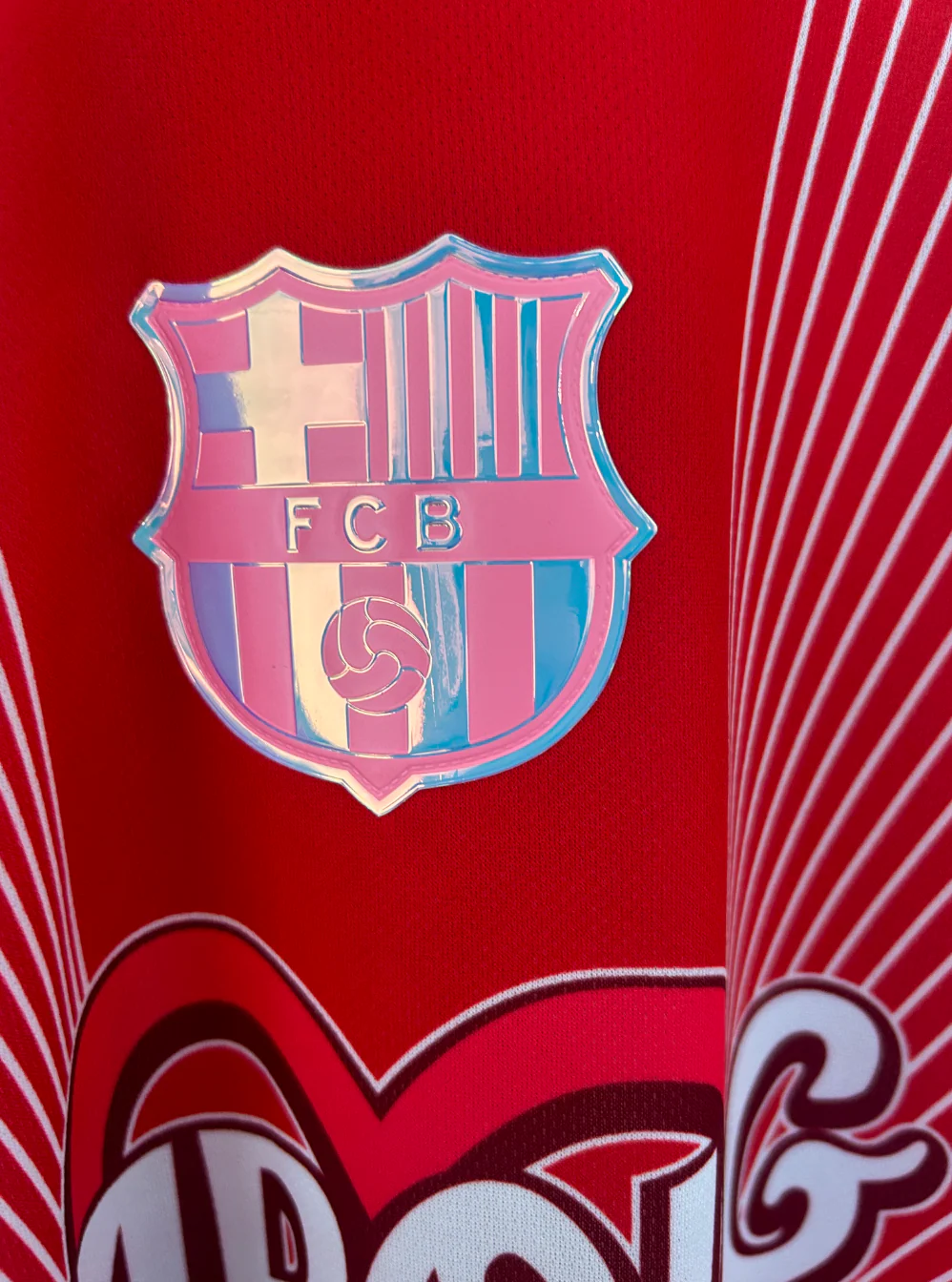 FC Barcelona Karol G Jersey Red Special Edition - Image 5
