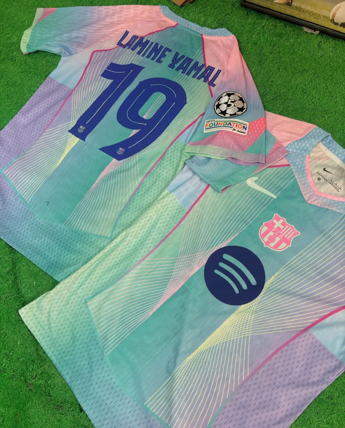 FC Barcelona Light Blue Special Edition Jersey - Image 9