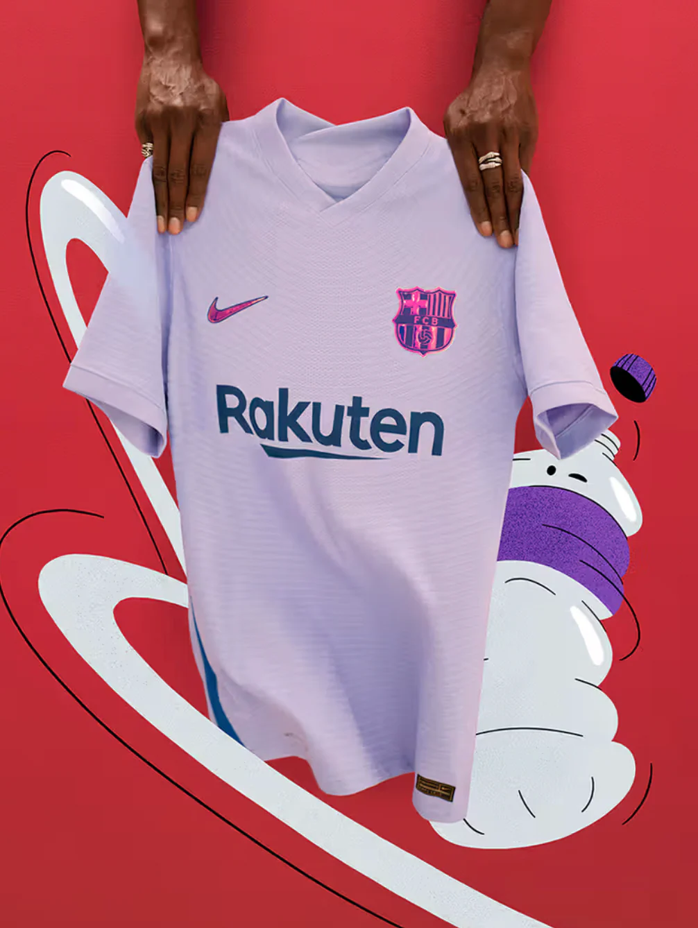 FC Barcelona purple jersey 2021/2022 - Image 12