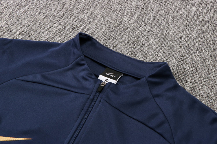France 22-23 Blue Junior Tracksuit - Image 4