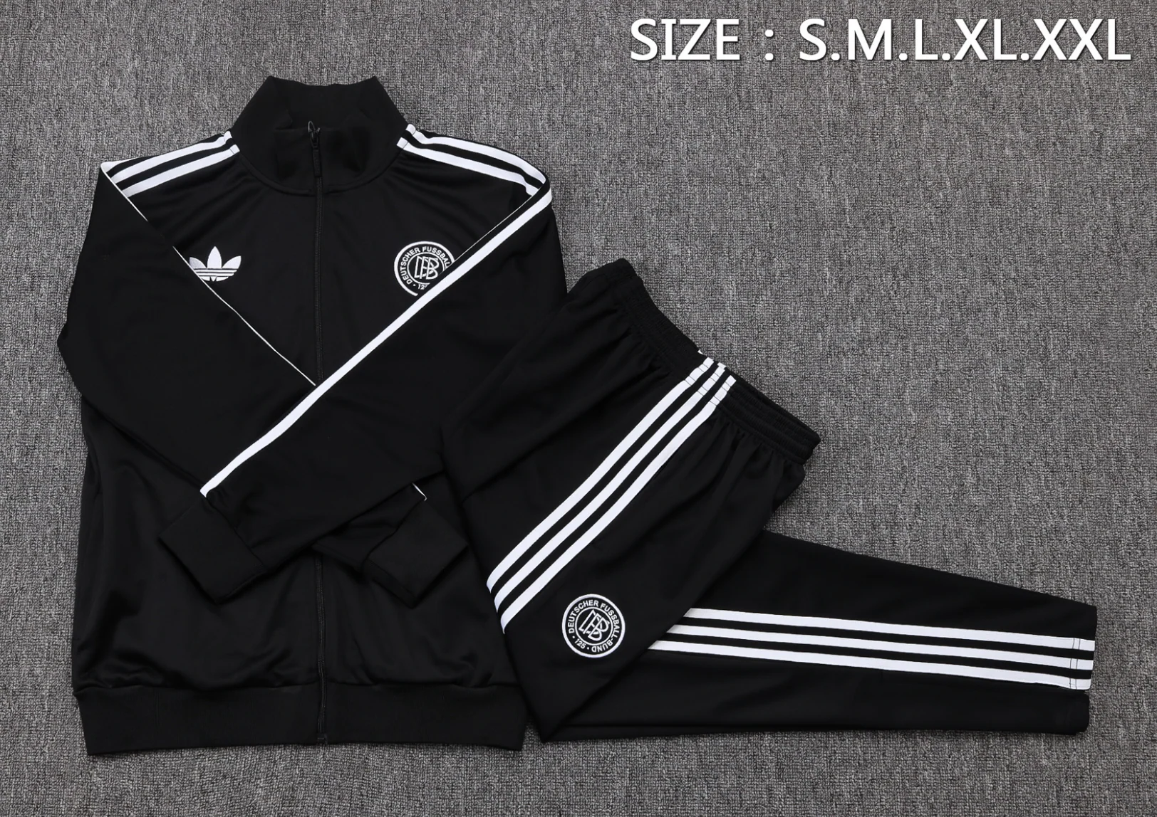 Germany 2025/2026 Black Tracksuit - Image 4
