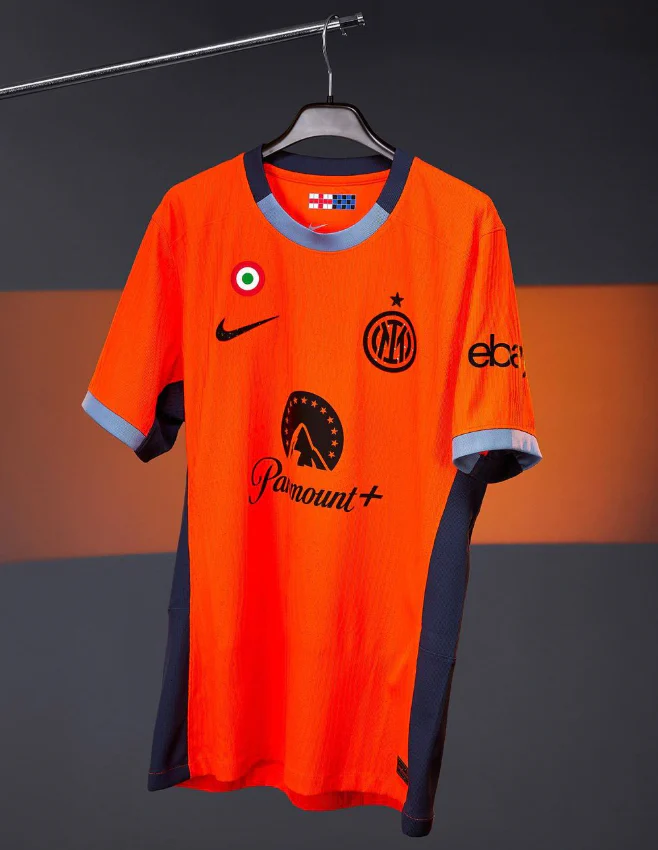 Inter Milan orange jersey third kit - Image 2