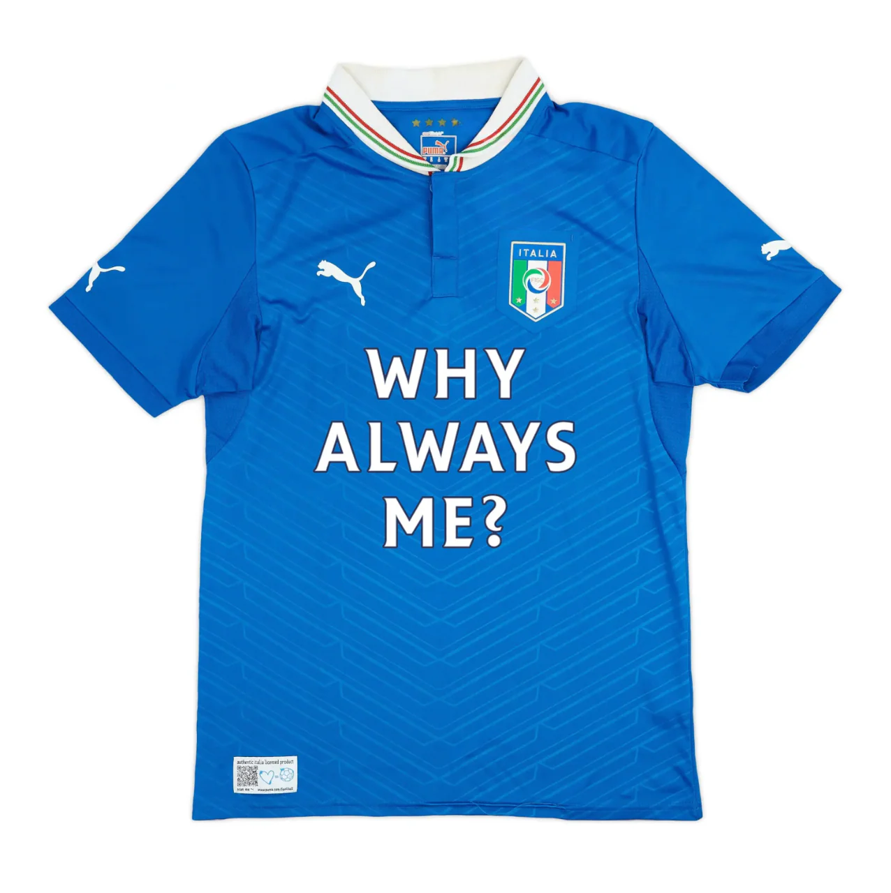 Italy Balotelli Why Always Me Jersey