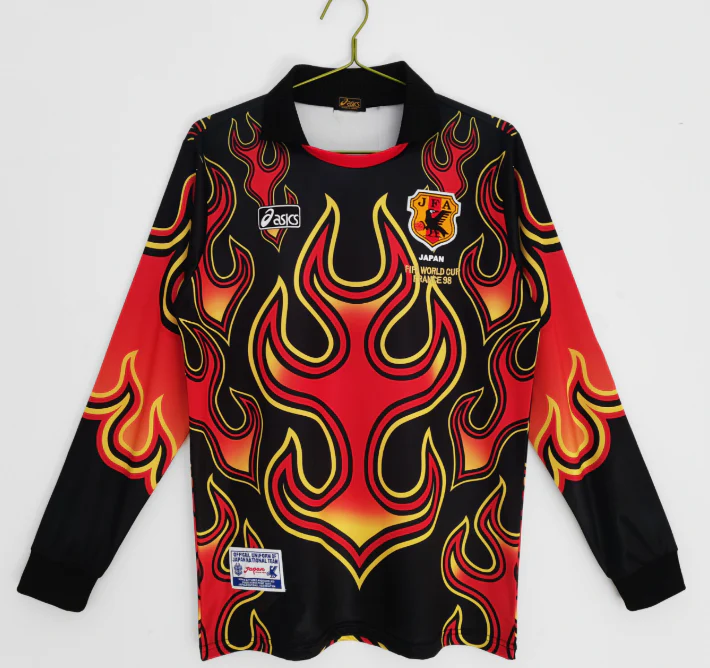 Japan Fire Retro Goalkeeper Kit 1998 - Image 4